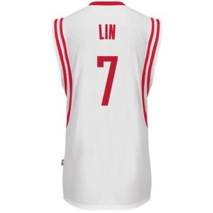 Jeremy Lin Houston Rockets adidas Youth Swingman Home Jersey - White