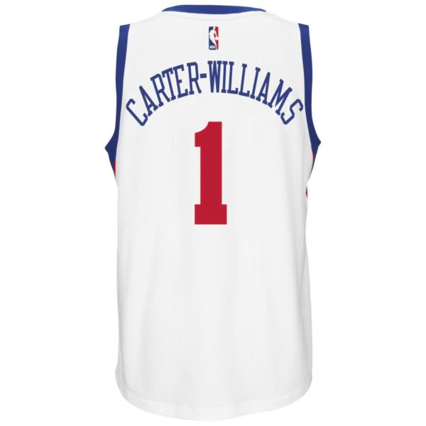 Michael Carter-Williams Philadelphia 76ers adidas Youth 2014-15 New Swingman Home Jersey - White