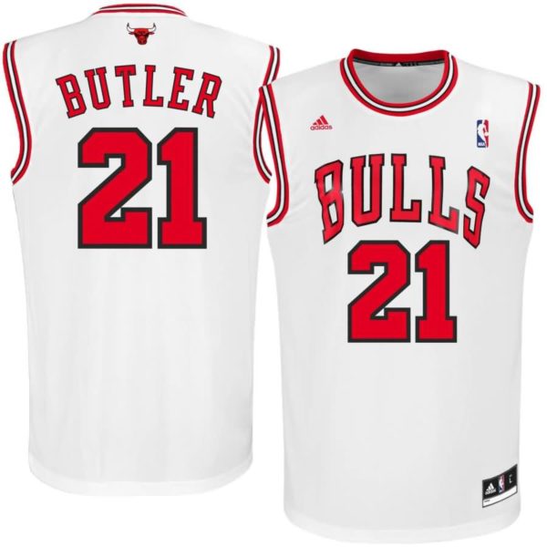 Jimmy Butler Chicago Bulls adidas Replica Jersey - White