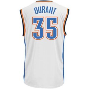 Kevin Durant Oklahoma City Thunder adidas Youth Replica Home Jersey - White