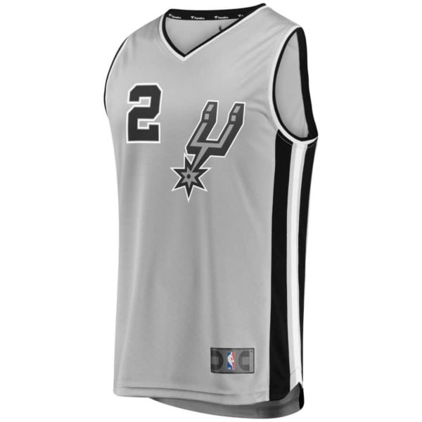 Kawhi Leonard San Antonio Spurs Fanatics Branded Youth Fast Break Replica Jersey Silver - Statement Edition