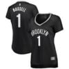 D'Angelo Russell Brooklyn Nets Fanatics Branded Women's Fast Break Replica Jersey Black - Icon Edition