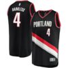 Maurice Harkless Portland Trail Blazers Fanatics Branded Fast Break Replica Team Color Player Jersey Black - Icon Edition