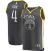 Quinn Cook Golden State Warriors Fanatics Branded Fast Break Replica Player Jersey Charcoal - Statement Edition