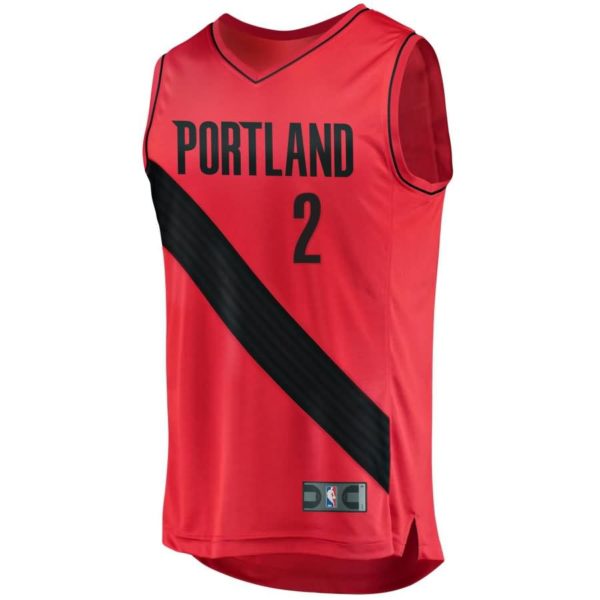 Wade Baldwin IV Portland Trail Blazers Fanatics Branded Fast Break Replica Player Jersey - Statement Edition - Red