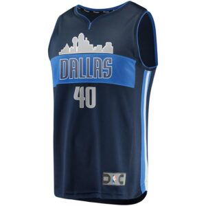 Harrison Barnes Dallas Mavericks Fanatics Branded Fast Break Replica Player Jersey - Statement Edition - Navy