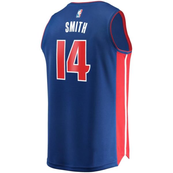 Ish Smith Detroit Pistons Fanatics Branded Youth Fast Break Replica Jersey Blue - Icon Edition