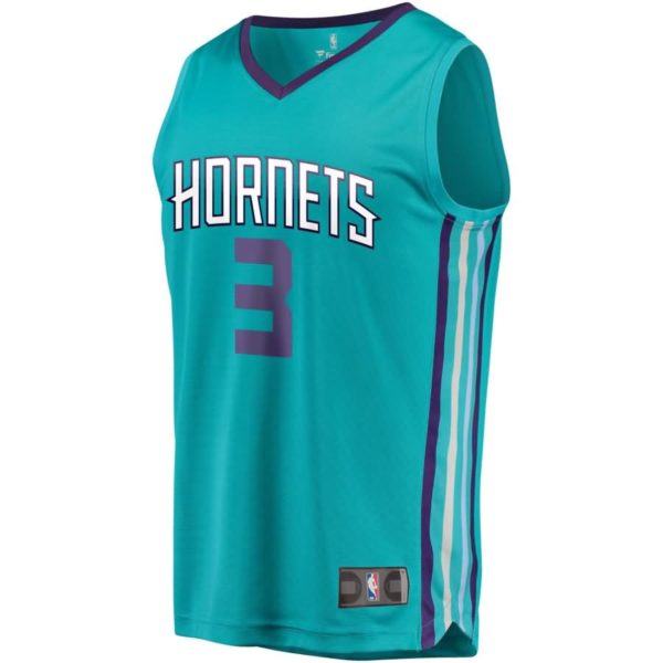 Charlotte Hornets Jeremy Lamb Fanatics Branded Youth Fast Break Player Jersey - Icon Edition - Teal