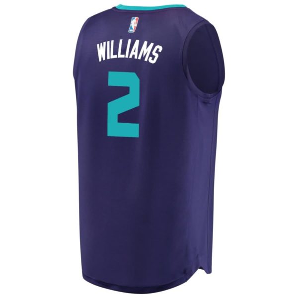 Marvin Williams Charlotte Hornets Fanatics Branded Fast Break Replica Player Jersey - Statement Edition - Purple