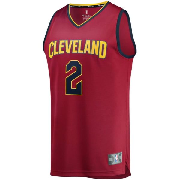 Collin Sexton Cleveland Cavaliers Fanatics Branded Fast Break Replica Jersey Wine - Icon Edition