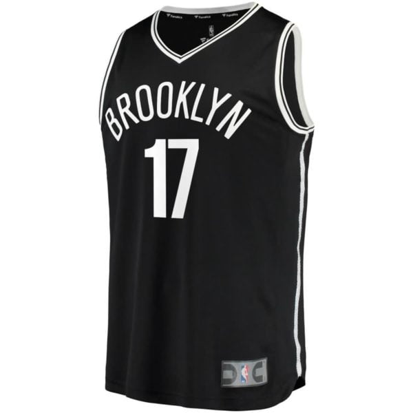 Ed Davis Brooklyn Nets Fanatics Branded Fast Break Replica Jersey - Icon Edition - Black