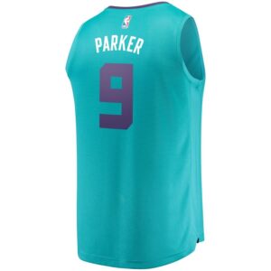 Tony Parker Charlotte Hornets Fanatics Branded Fast Break Replica Jersey - Icon Edition - Teal