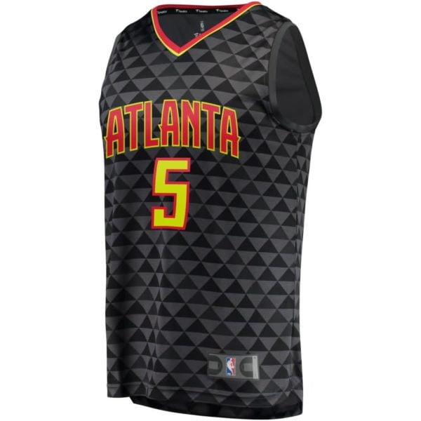 Daniel Hamilton Atlanta Hawks Fanatics Branded Fast Break Replica Jersey - Icon Edition - Black