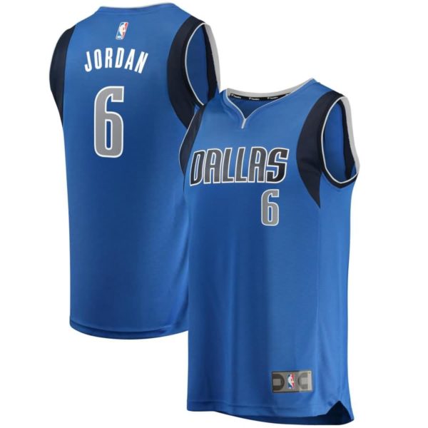 DeAndre Jordan Dallas Mavericks Fanatics Branded Fast Break Replica Jersey - Icon Edition - Blue