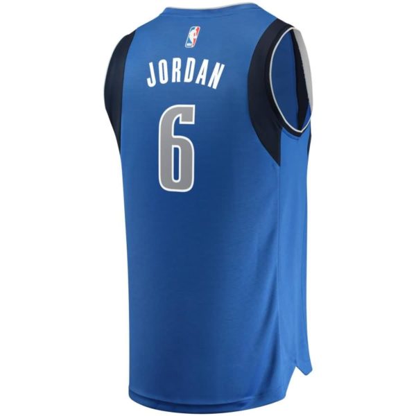 DeAndre Jordan Dallas Mavericks Fanatics Branded Fast Break Replica Jersey - Icon Edition - Blue