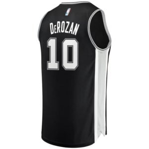 DeMar DeRozan San Antonio Spurs Fanatics Branded Youth Fast Break Jersey - Icon Edition - Black