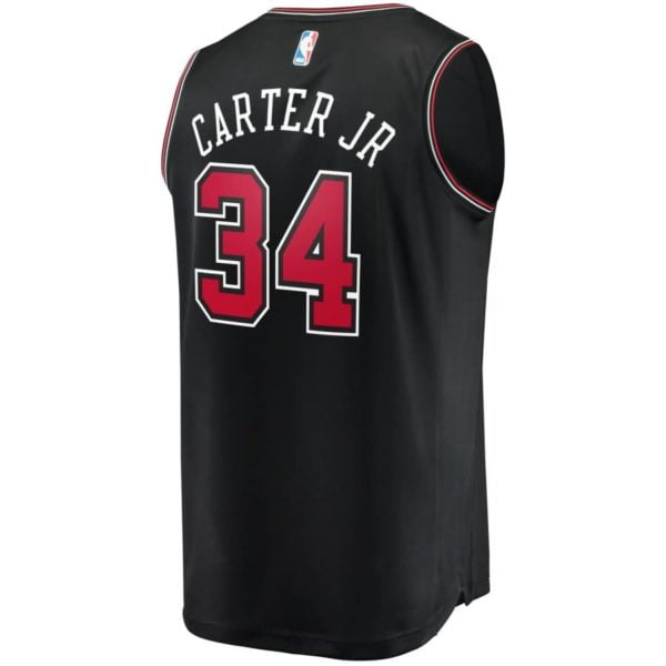 Wendell Carter Jr. Chicago Bulls Fanatics Branded Fast Break Alternate Jersey - Black