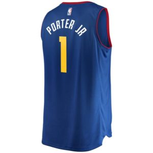 Michael Porter Jr. Denver Nuggets Fanatics Branded Fast Break Jersey - Statement Edition - Blue