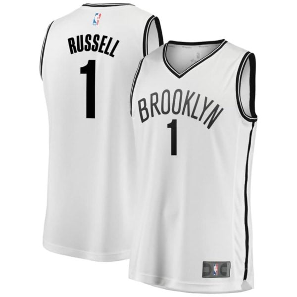 D'Angelo Russell Brooklyn Nets Fanatics Branded Fast Break Replica Jersey - Association Edition - White