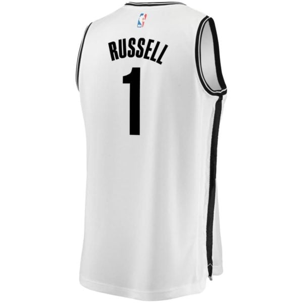 D'Angelo Russell Brooklyn Nets Fanatics Branded Fast Break Replica Jersey - Association Edition - White