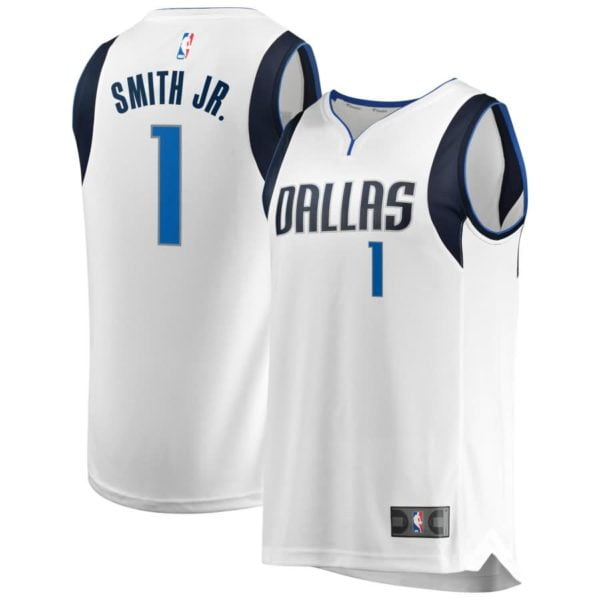 Dennis Smith Dallas Mavericks Fanatics Branded Fast Break Replica Jersey - Association Edition - White