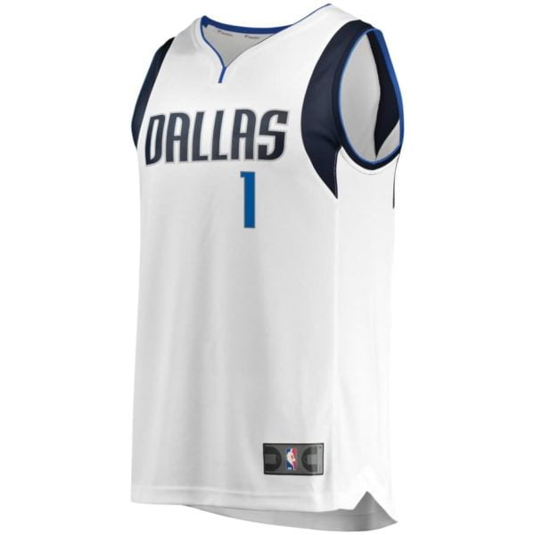 Dennis Smith Dallas Mavericks Fanatics Branded Fast Break Replica Jersey - Association Edition - White