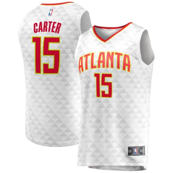 Vince Carter Atlanta Hawks Fanatics Branded Fast Break Replica Jersey - Association Edition - White