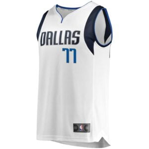 Luka Doncic Dallas Mavericks Fanatics Branded Fast Break Replica Jersey - Association Edition - White