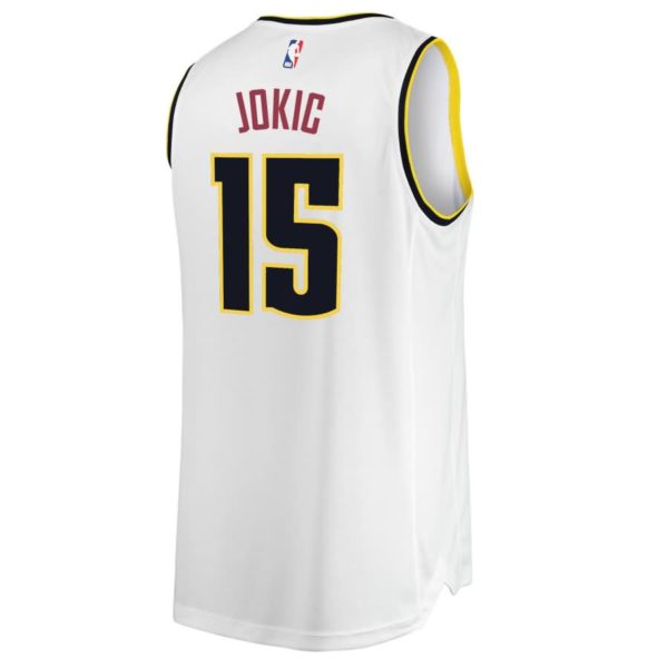 Nikola Jokic Denver Nuggets Fanatics Branded Fast Break Jersey - Association Edition - White