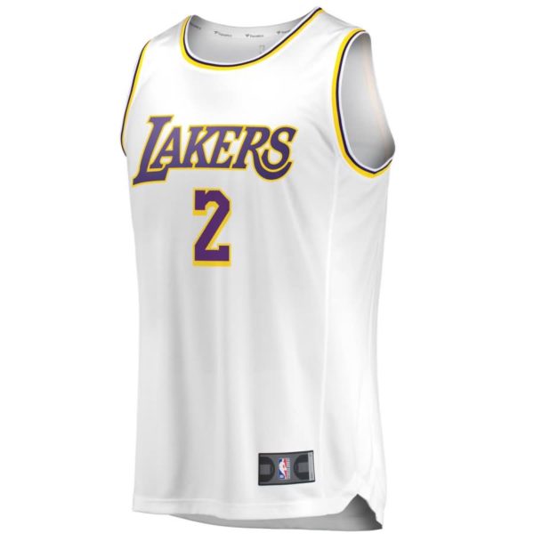 Lonzo Ball Los Angeles Lakers Fanatics Branded Fast Break Jersey - Association Edition - White