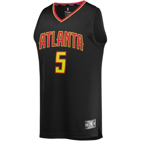 Daniel Hamilton Atlanta Hawks Fanatics Branded Youth Fast Break Replica Jersey Black - Icon Edition