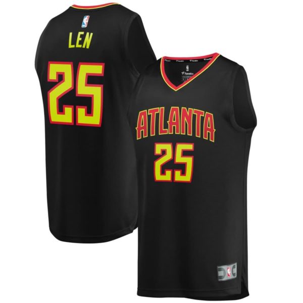 Alex Len Atlanta Hawks Fanatics Branded Youth Fast Break Replica Jersey Black - Icon Edition