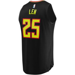 Alex Len Atlanta Hawks Fanatics Branded Youth Fast Break Replica Jersey Black - Icon Edition