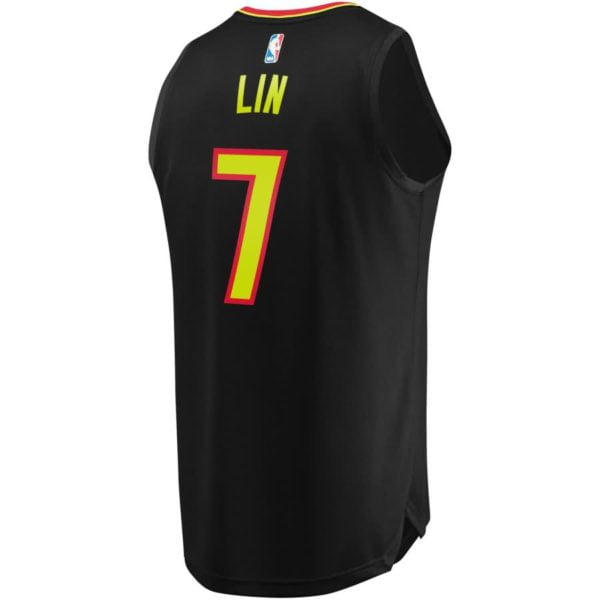 Jeremy Lin Atlanta Hawks Fanatics Branded Youth Fast Break Replica Jersey Black - Icon Edition