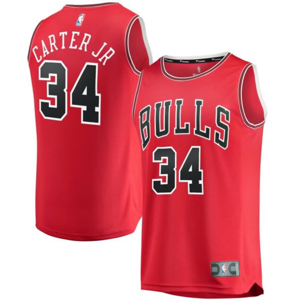 Wendell Carter Jr. Chicago Bulls Fanatics Branded Youth Fast Break Replica Jersey Red - Icon Edition