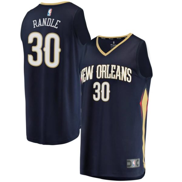 Julius Randle New Orleans Pelicans Fanatics Branded Youth Fast Break Replica Jersey Navy - Icon Edition