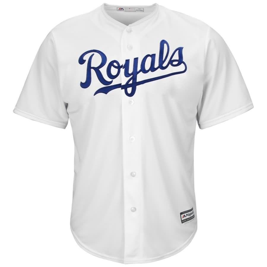 Kansas City Royals Majestic Youth Official Cool Base Jersey - White