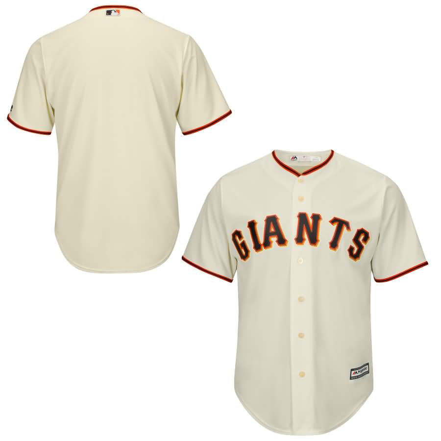 San Francisco Giants Majestic Youth Official Cool Base Jersey - Cream