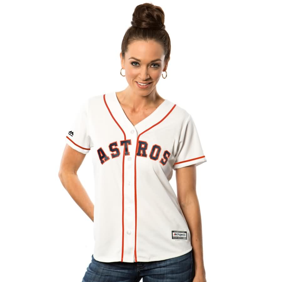 Houston Astros Majestic Women's Cool Base Jersey - White