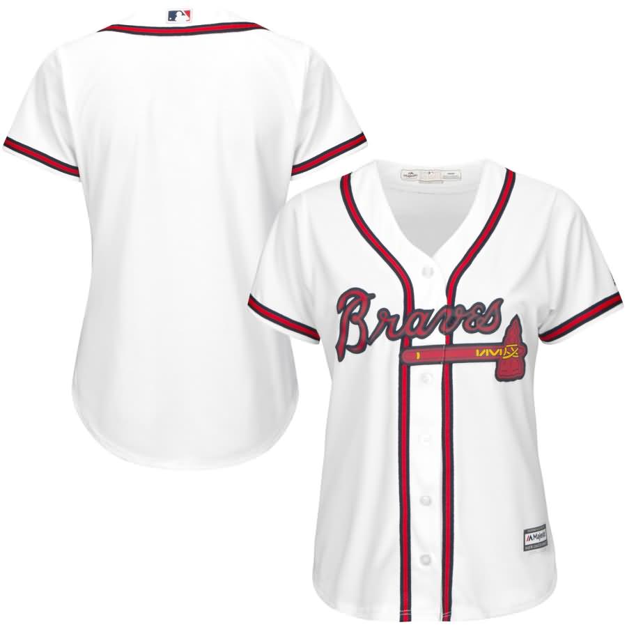 Atlanta Braves Majestic Women's Cool Base Jersey - White