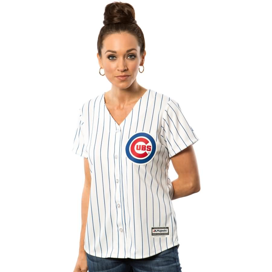 Chicago Cubs Majestic Women's Cool Base Jersey - White