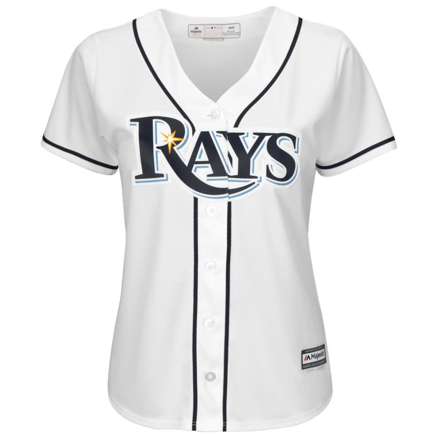 Tampa Bay Rays Majestic Women's Cool Base Jersey - White