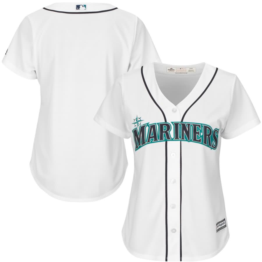 Seattle Mariners Majestic Women's Cool Base Jersey - White