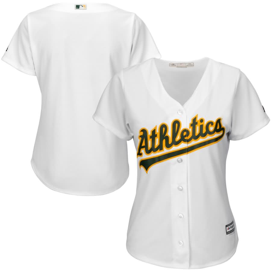 Oakland Athletics Majestic Women's Cool Base Jersey - White