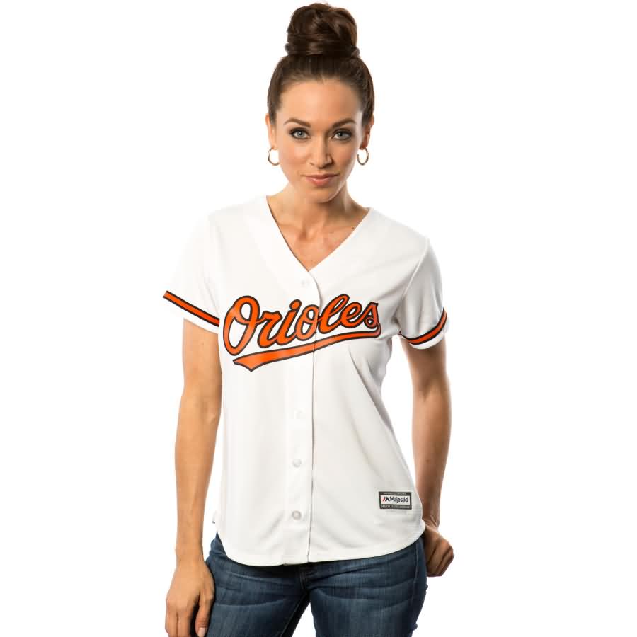 Baltimore Orioles Majestic Women's Cool Base Jersey - White