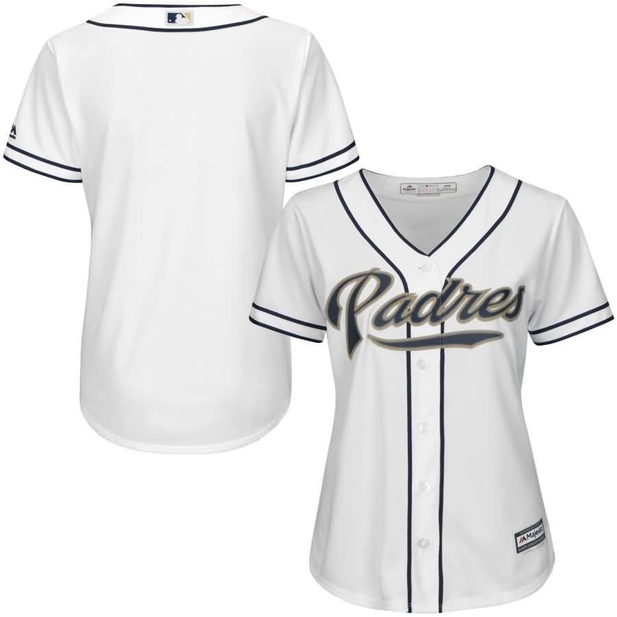 San Diego Padres Majestic Women's Cool Base Jersey - White