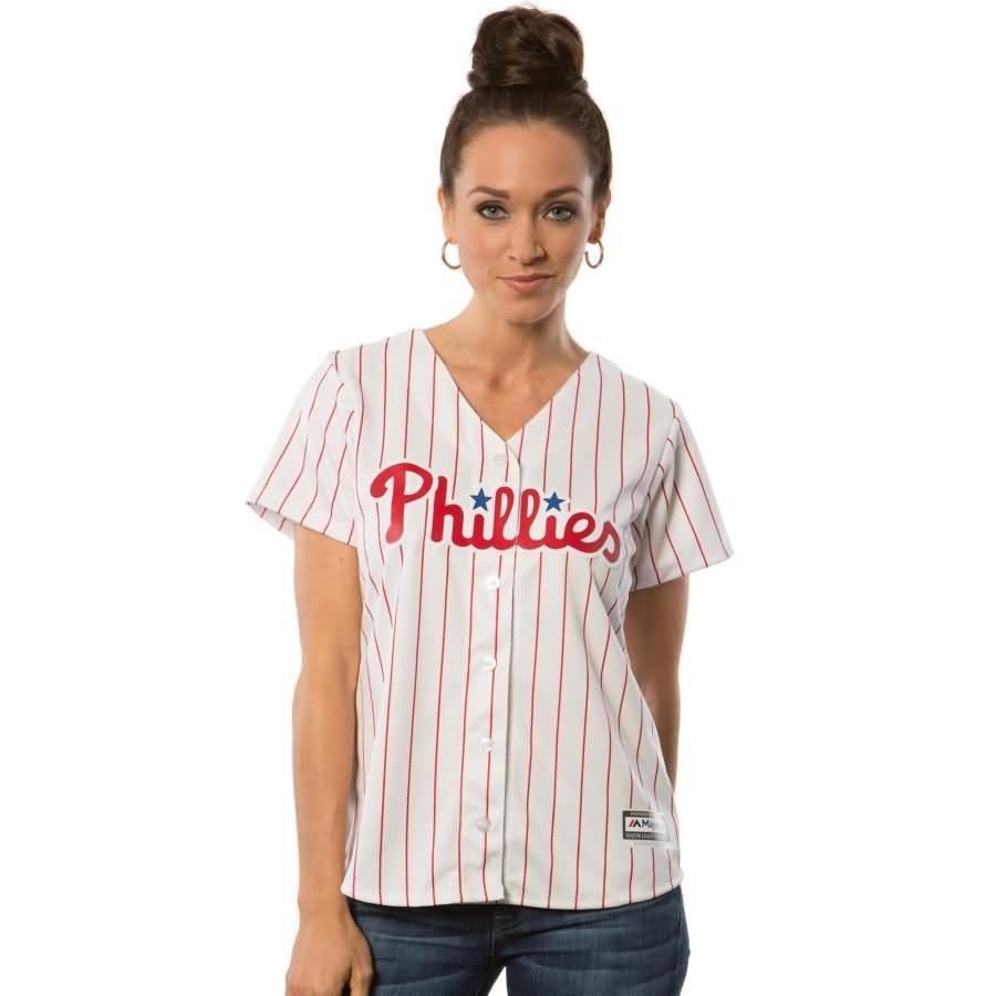 Philadelphia Phillies Majestic Women's Cool Base Jersey - White