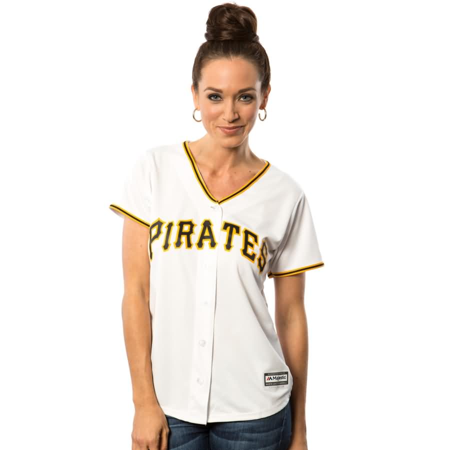 Pittsburgh Pirates Majestic Women's Cool Base Jersey - White