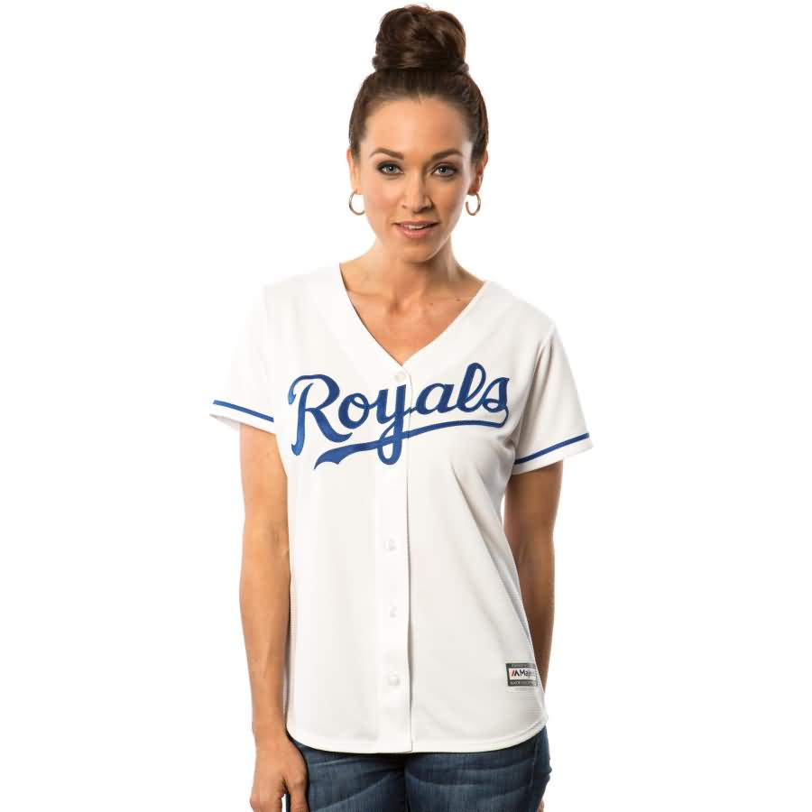 Kansas City Royals Majestic Women's Cool Base Jersey - White