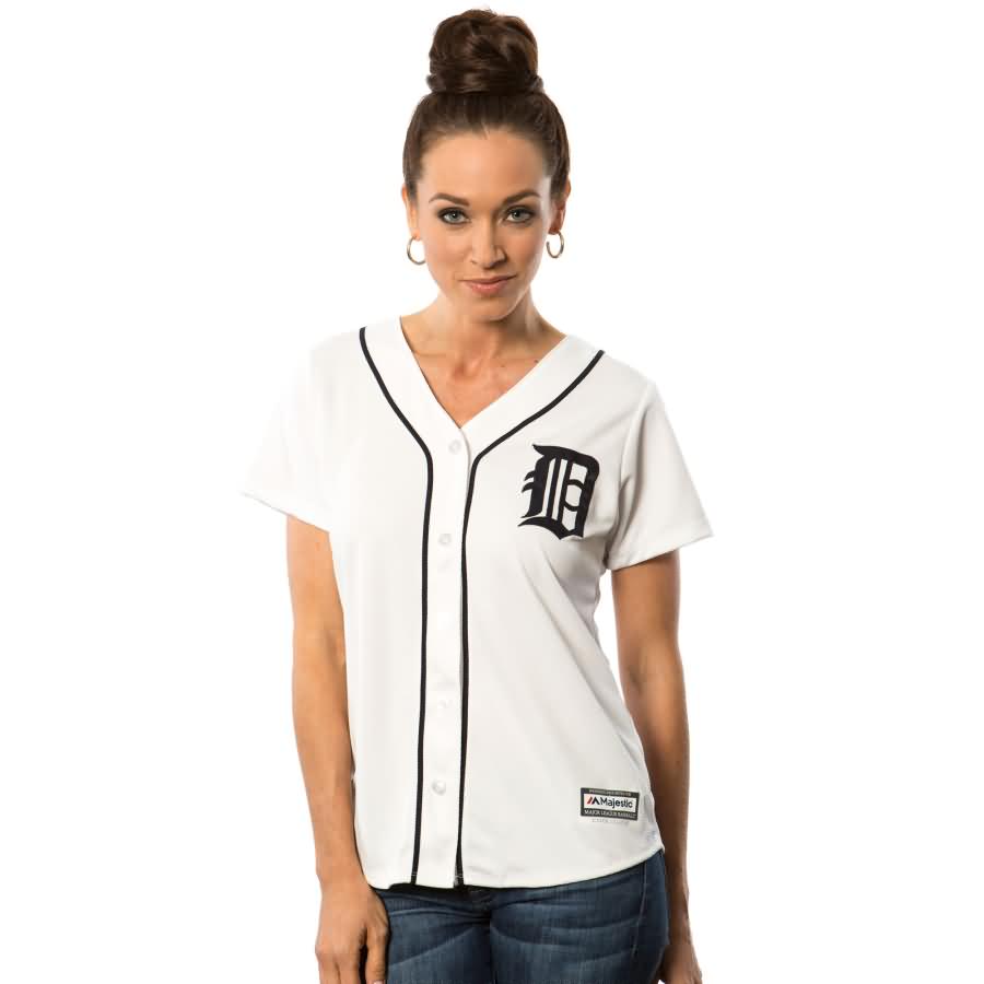 Detroit Tigers Majestic Women's Cool Base Jersey - White